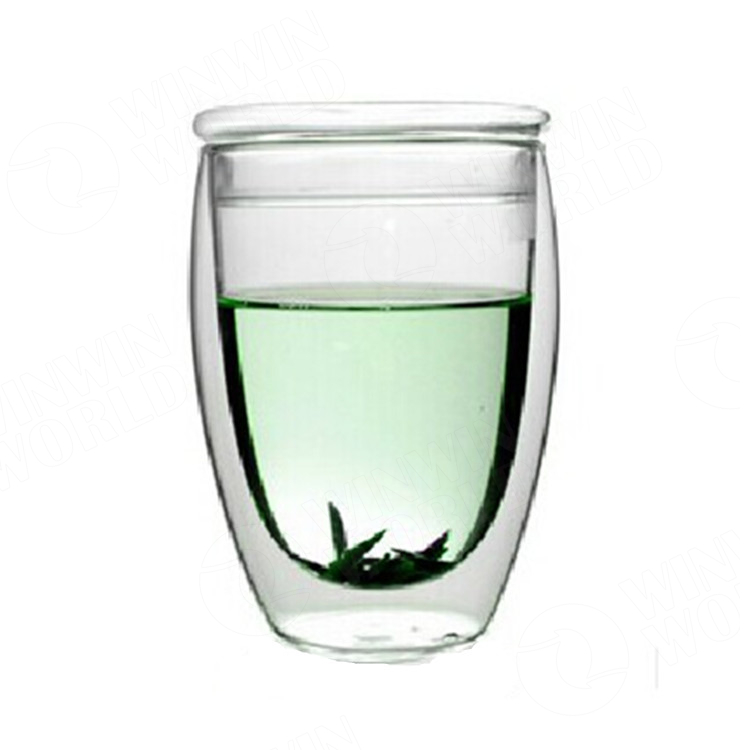 High Quality Reusable Hot Drink Tea Cups Brass Drinking Coffee Cup with Lids