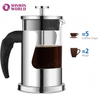 Extra Large Manual Types of Press Coffee Maker Cold Brew Coffee Cafetiere