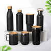 Thermocafe Light And Compact Flask 350ML 250ml Best thermos bottle Coffee Cup Black Bamboo Cover 