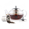 600ml Transparent Borosilicate Tea Pot Coffee Tea Pot