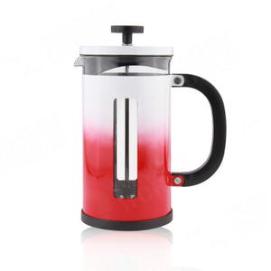 Private Label Best Glass Iced French Press Coffee Plunger Cup