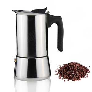 4 Cup Coffee Pot Bean To Cup Espresso Aluminum Pot Single Cup Pour Over 15 Bar Arabic Coffee Maker