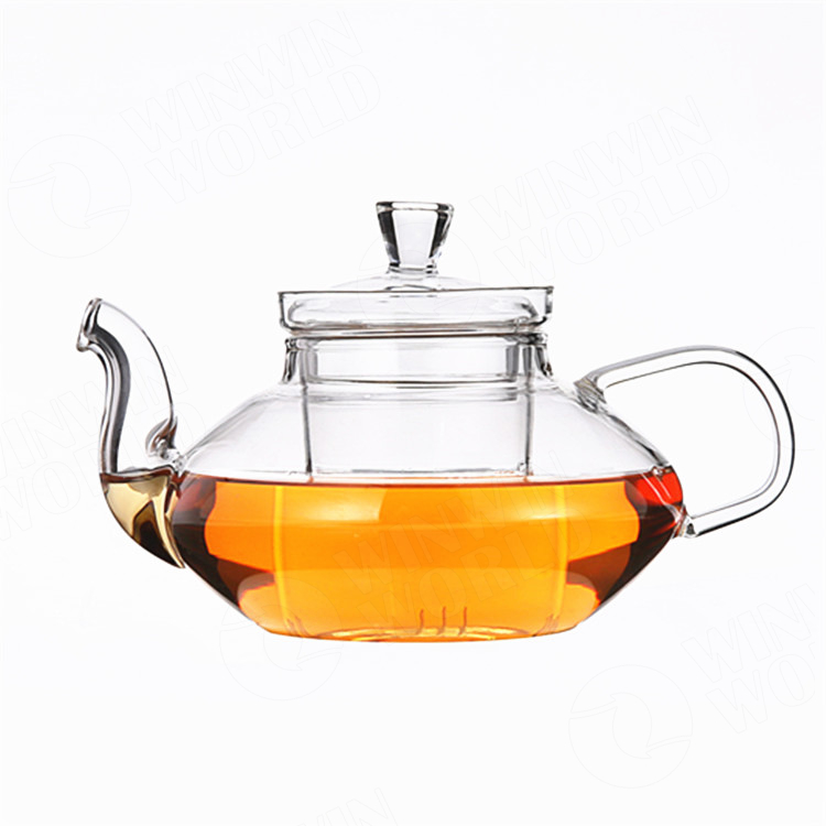 Classic 350ml Glass Tea Pot Cup Tea Pot Hiking