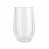 Double Wall Reusable Soda Cup Glass To Go Coffee Cup