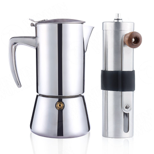 Stovetop Save Best Espresso Machine Coffee Maker with Manual Grinder