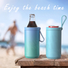 New Mold Summer Best Travel Partner 12OZ 4 in 1 Can Cooler,Sublimation Blank Custom Acceptable Can Cooler