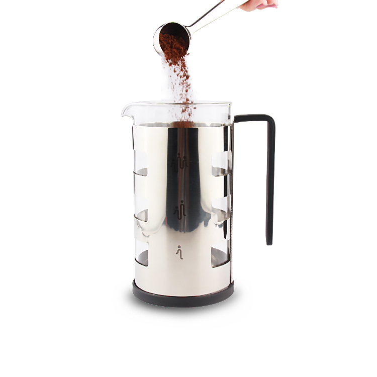 Reusable Small Cafetiere 1 Cup Coffee Tea French Press Plunger