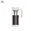 Airtight Cold Brew Iced Coffee Maker (& Iced Tea Maker) with Spout – 1.5L/51oz Ovalware RJ3 Brewing Glass Carafe with Removable Stainless Steel Filter