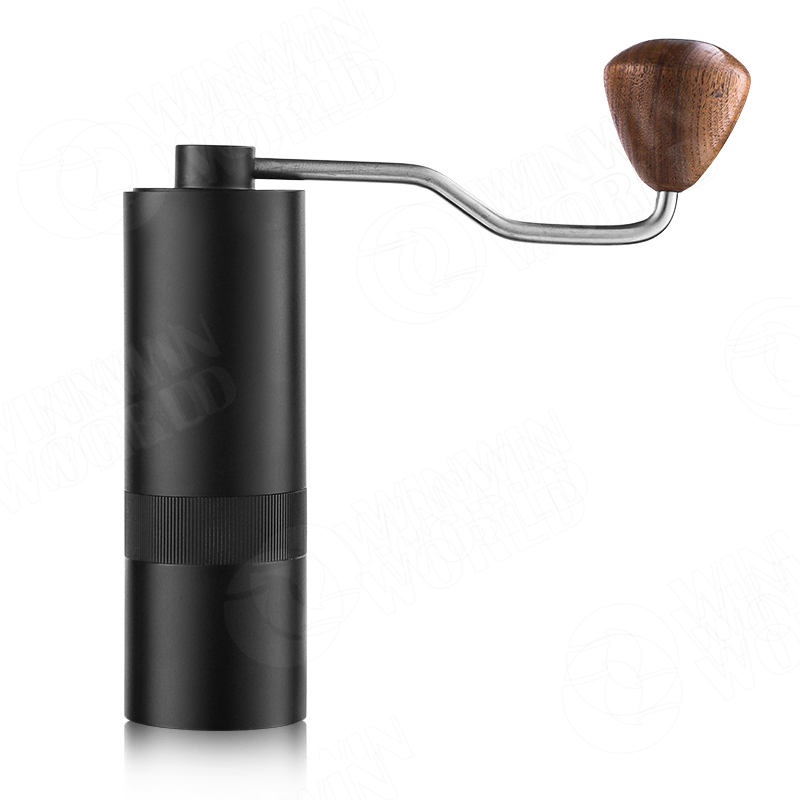 Manual Coffee Grinder, Burr Coffee Bean Grinder - Capacity 20g with CNC Stainless Steel Pentagon Conical Burr for Home and Camping