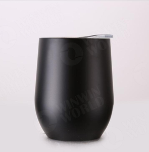 Leak Proof Black Coffee Tumbler Smoothie Cups with Lids And Straws