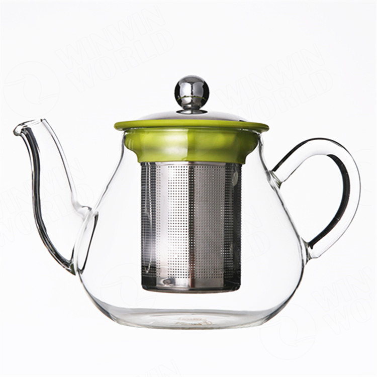 550ml Portable Tea Pot And Cup with Infuser Set Heat-resisting
