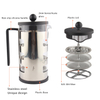 Reusable Small Cafetiere 1 Cup Coffee Tea French Press Plunger