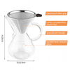 Leak Proof Tea Pot Heat Resistant Glass Tea Pot Holder 850ml