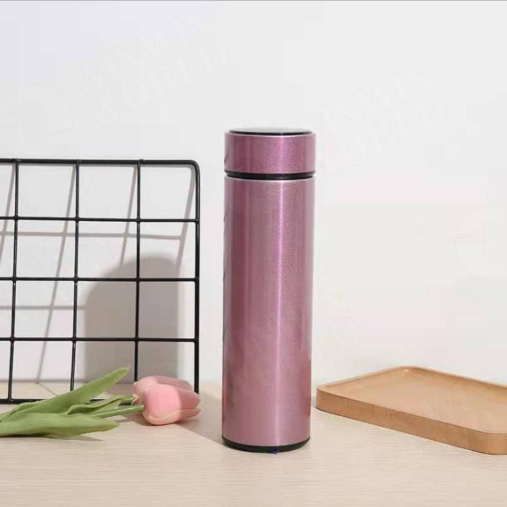 wholesale customized printed arabic temperature control tumbler mug smart adjustable vacuum thermo cup in bulk with lid